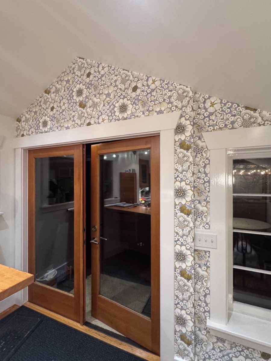 Grasscloth / Specialty project completed by AceCraft in Mount Vernon, Washington