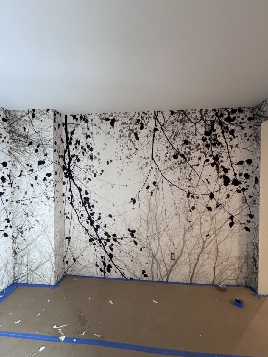Grasscloth / Specialty project completed by AceCraft in Kirkland, Washington