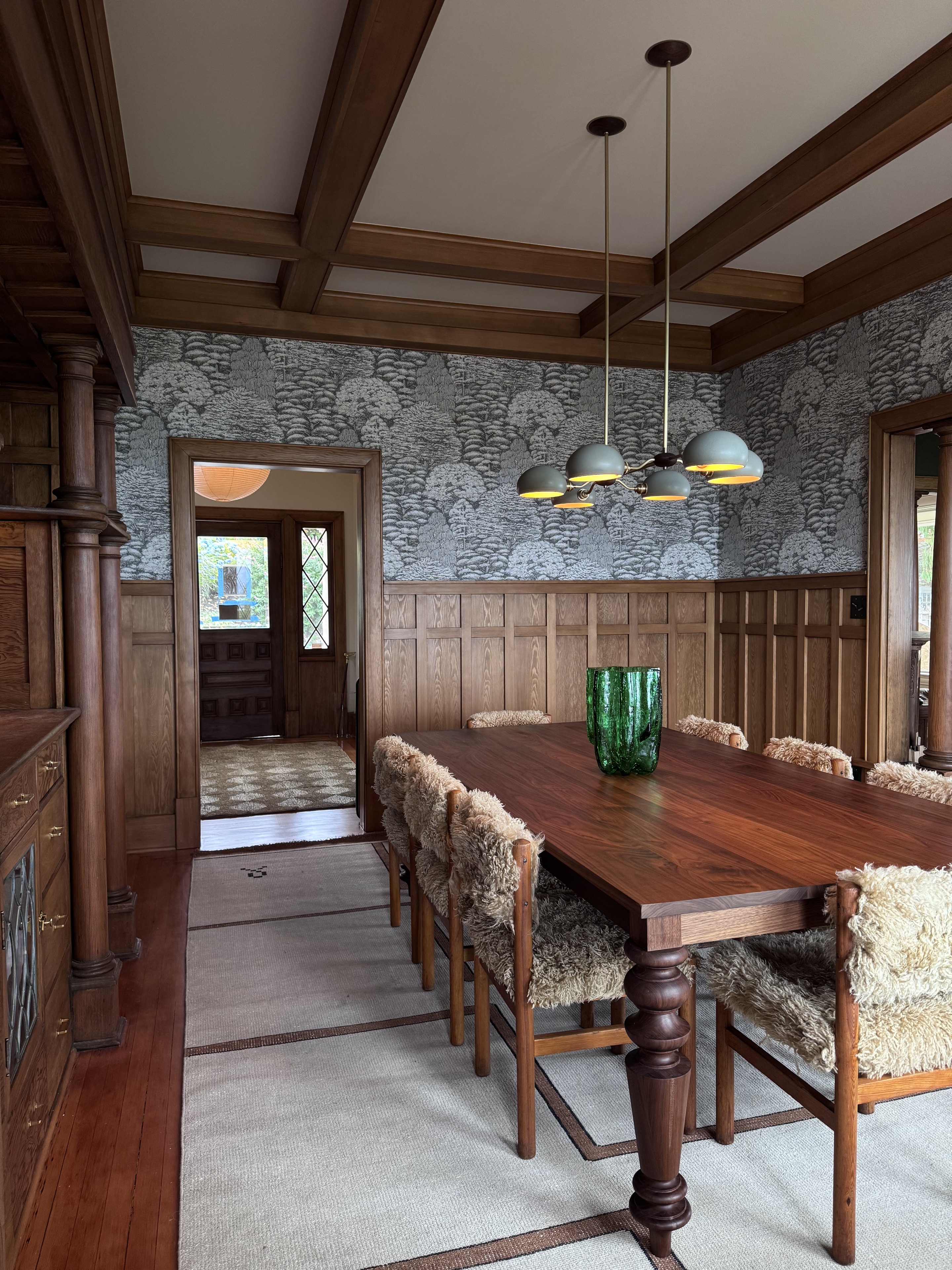 Grasscloth / Specialty project completed by AceCraft in Edmonds, Washington